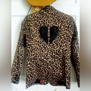 NEW W/ TAGS LEOPARD 🐆 PRINT JACKET SZ XS!